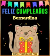 GIF Feliz Cumpleaños Bernardina